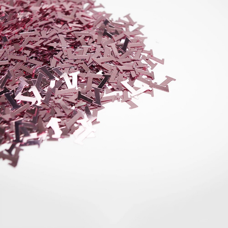 15 g/kott Rose Gold Confetti Palju õnne sünnipäevaks number 1 16 18 20 Konfettide sünnipäevapeo kaunistus pulma-aastapäev