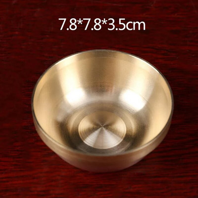 Vario Tibeto dubenėlio Budos mokiniai aprūpins vandeniu meditacijai skirta mini žalvario taurė namų stalo puošmena