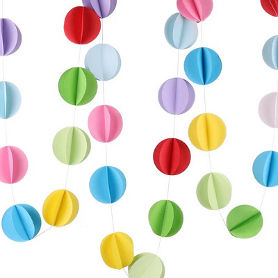 3D drugelio širdelės popierinė girlianda kabanti žvaigždė minkštojo popieriaus girliandos styga kūdikių dušas vaikų gimtadienio vakarėlio vestuvių dekoravimas