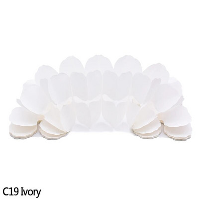 1 db 3,6 m-es színes négylevelű lóhere papírfüzérek babazuhany otthoni bulihoz Esküvői Fesztivál dekorációs papír húzós zászló