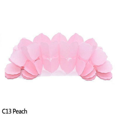 1 db 3,6 m-es színes négylevelű lóhere papírfüzérek babazuhany otthoni bulihoz Esküvői Fesztivál dekorációs papír húzós zászló