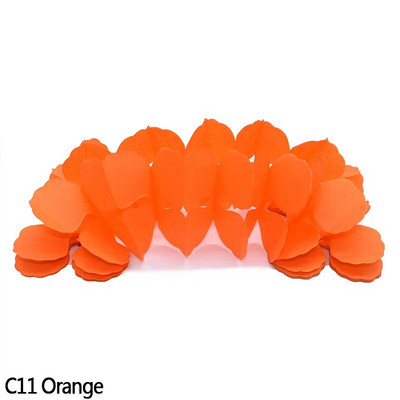 1 db 3,6 m-es színes négylevelű lóhere papírfüzérek babazuhany otthoni bulihoz Esküvői Fesztivál dekorációs papír húzós zászló