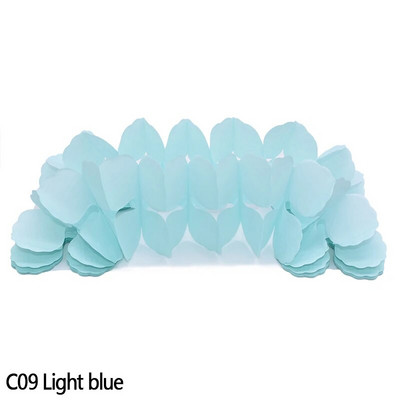 1 db 3,6 m-es színes négylevelű lóhere papírfüzérek babazuhany otthoni bulihoz Esküvői Fesztivál dekorációs papír húzós zászló