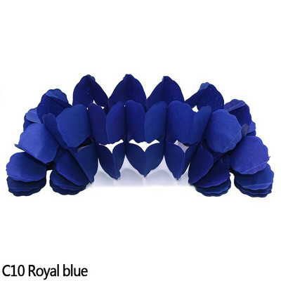 1 db 3,6 m-es színes négylevelű lóhere papírfüzérek babazuhany otthoni bulihoz Esküvői Fesztivál dekorációs papír húzós zászló