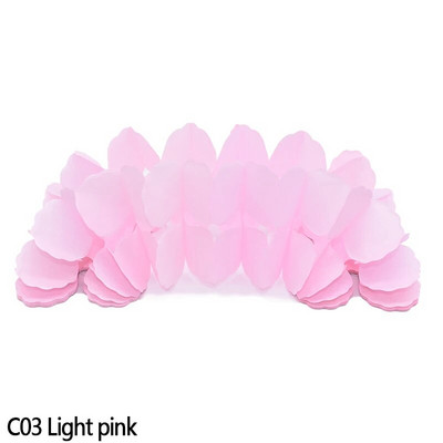 1 db 3,6 m-es színes négylevelű lóhere papírfüzérek babazuhany otthoni bulihoz Esküvői Fesztivál dekorációs papír húzós zászló