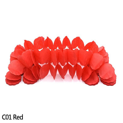 1 db 3,6 m-es színes négylevelű lóhere papírfüzérek babazuhany otthoni bulihoz Esküvői Fesztivál dekorációs papír húzós zászló