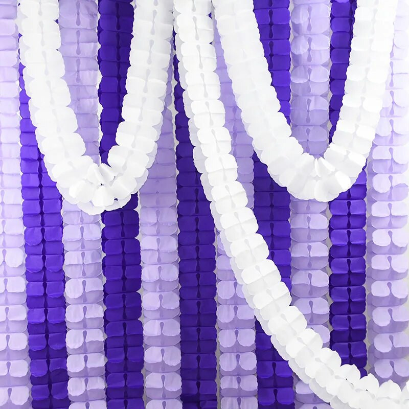 1 db 3,6 m-es színes négylevelű lóhere papírfüzérek babazuhany otthoni bulihoz Esküvői Fesztivál dekorációs papír húzós zászló