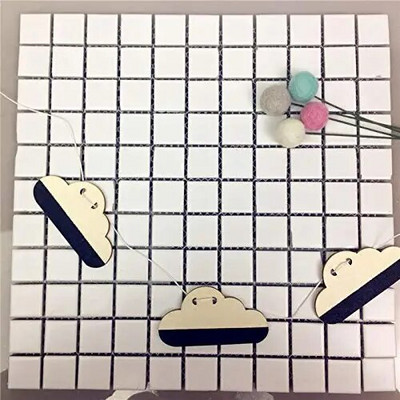 10 buc/lot INS înghețată pandantiv din lemn bricolaj perdeaua suspendată pentru decorare pentru cameră pentru copii Banner din lemn, decorație pentru agățat pe perete pentru petrecerea de aniversare