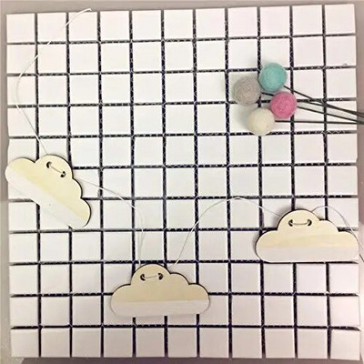 10 buc/lot INS înghețată pandantiv din lemn bricolaj perdeaua suspendată pentru decorare pentru cameră pentru copii Banner din lemn, decorație pentru agățat pe perete pentru petrecerea de aniversare