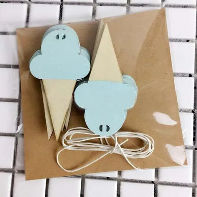 10 buc/lot INS înghețată pandantiv din lemn bricolaj perdeaua suspendată pentru decorare pentru cameră pentru copii Banner din lemn, decorație pentru agățat pe perete pentru petrecerea de aniversare