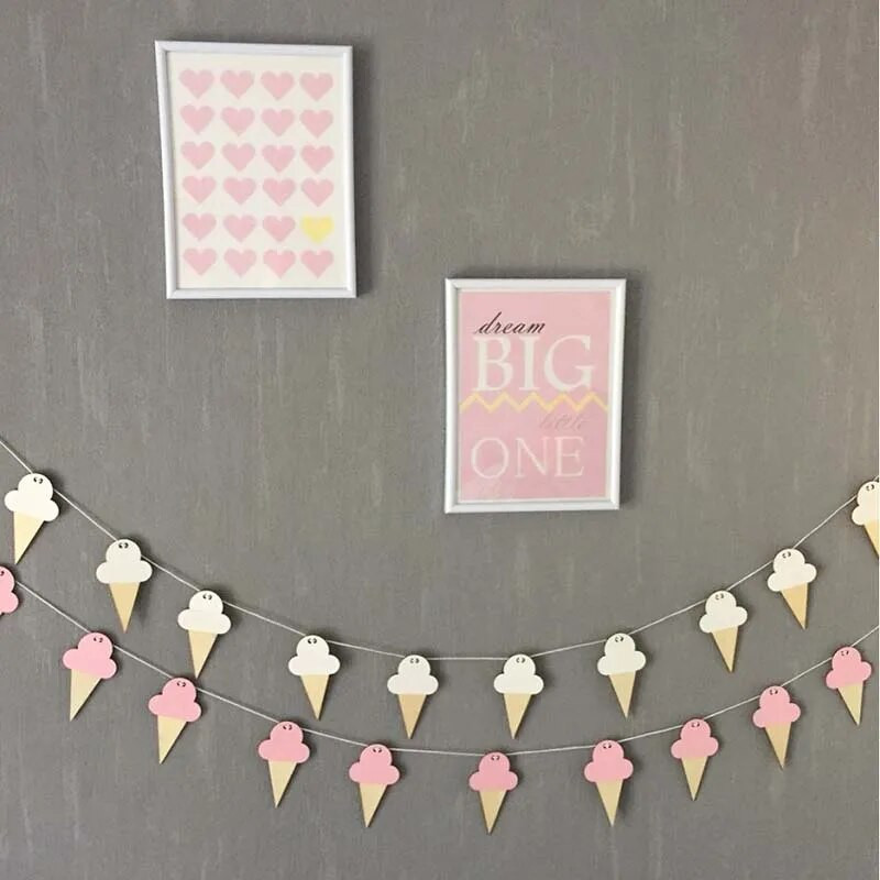 10 buc/lot INS înghețată pandantiv din lemn bricolaj perdeaua suspendată pentru decorare pentru cameră pentru copii Banner din lemn, decorație pentru agățat pe perete pentru petrecerea de aniversare