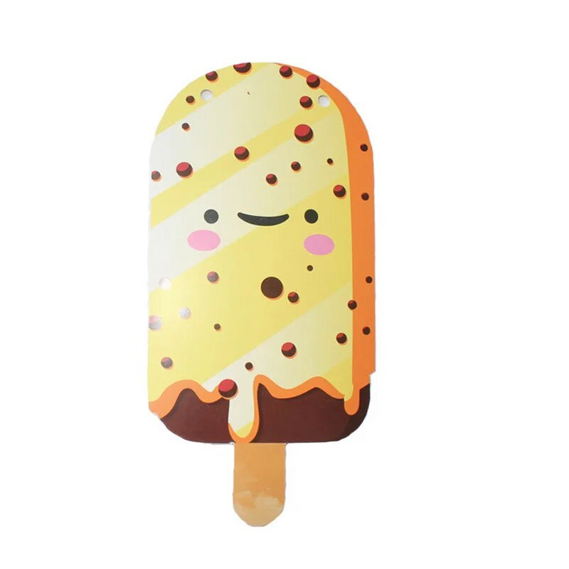 Suvine armas naeratav jäätisebänner Hawaii sünnipäeva pulmakarnevalipeo taustal rippuv jäätisepunn Garland DIY Deco