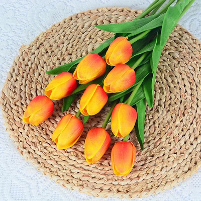 5/10 kom tulipana Umjetni buket tulipana PE pjena Lažno cvijeće Kućni vrt Dekoracija spavaće sobe Dekoracija svatova Buket cvijeća