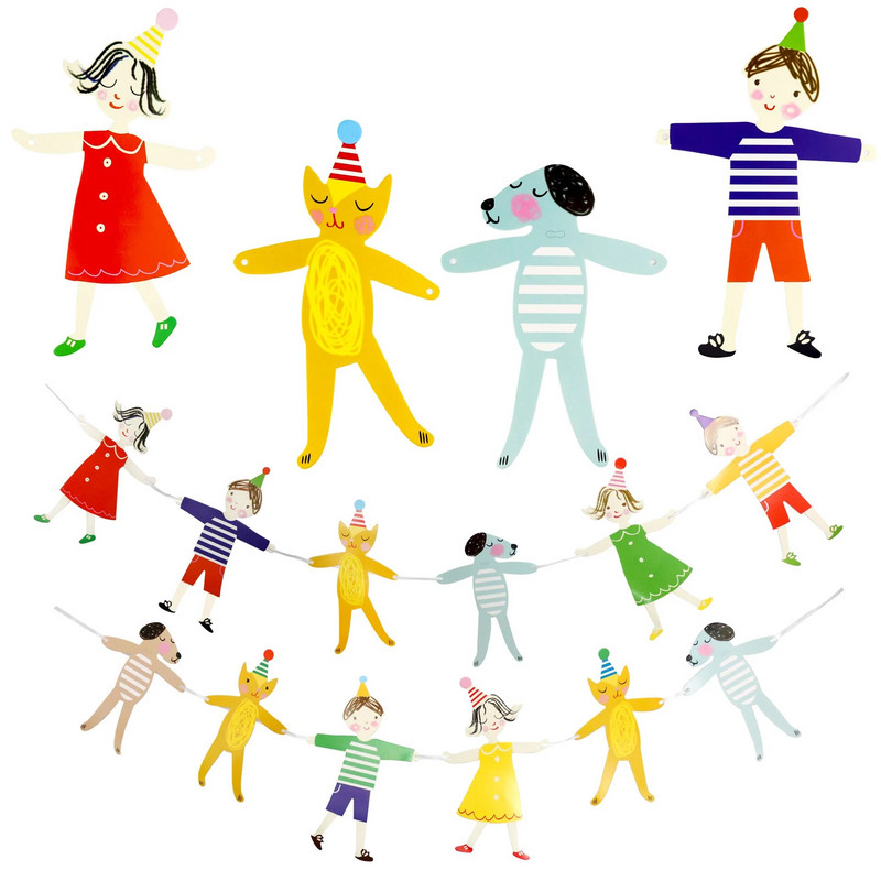 Zászlók 5 m Színes Zászló Banner Születésnapi Party Dekoráció Függő Lámpa Esküvői Sármány Babazuhany Garland Sátor Szövet Zászlók