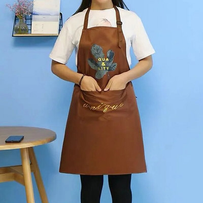 Prugasta kuhinjska pregača Vodootporna pregača za žene Delantal za odrasle Pregača za kuhanje u kući Pečenje u kafiću Pregača za čišćenje Kuhinjski pribor