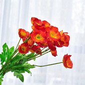 1 oksa lehtedega moonilill Kunstlillede kimp kodupeo pulmakaunistuseks Moonid