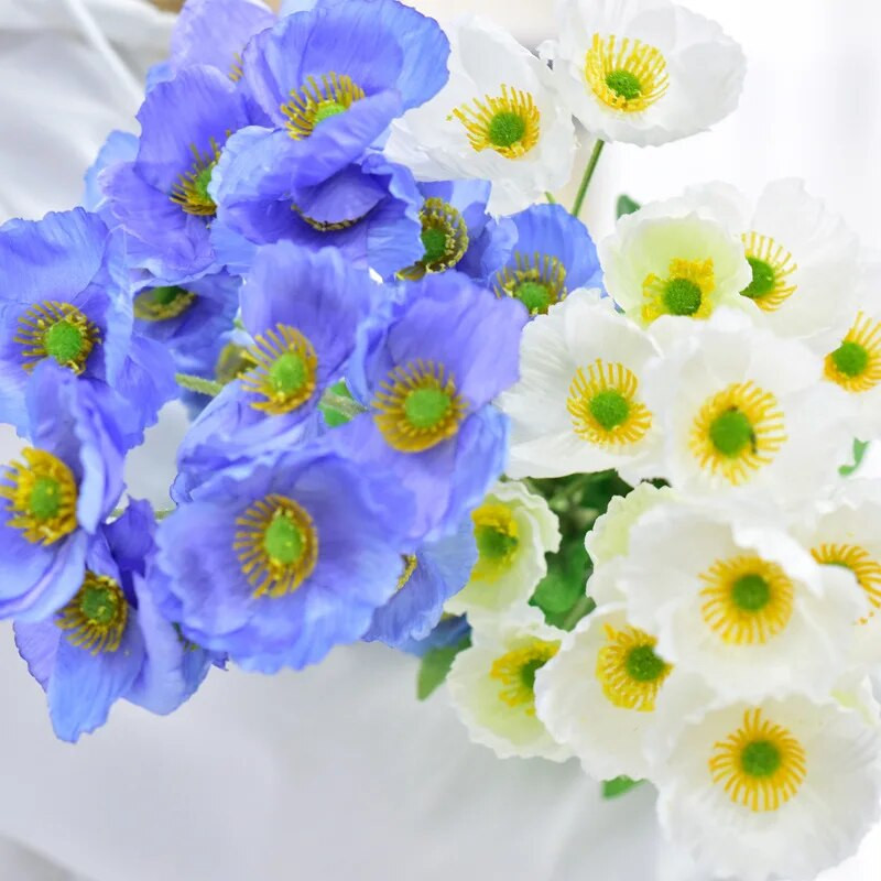 1 oksa lehtedega moonilill Kunstlillede kimp kodupeo pulmakaunistuseks Moonid