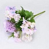 Divatos bazsarózsa mesterséges selyemvirág lakberendezési esküvői menyasszonyi csokor kiváló minőségű művirág nappali