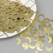 15 g csillogó holdarany papírdarabkák barkácsolás karácsonyi kellékek flitterek esküvői születésnapi buli étkezőasztal díszdobozban