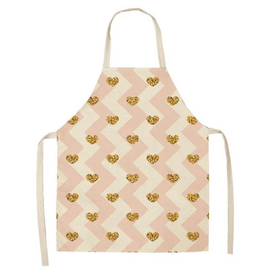 1 vnt Kūrybingos geometrinės medvilninės lininės prijuostės Moteriai suaugusiems Vaikams Seilinukai namuose Maisto gaminimas Kepimas Kavinė Valymo prijuostės