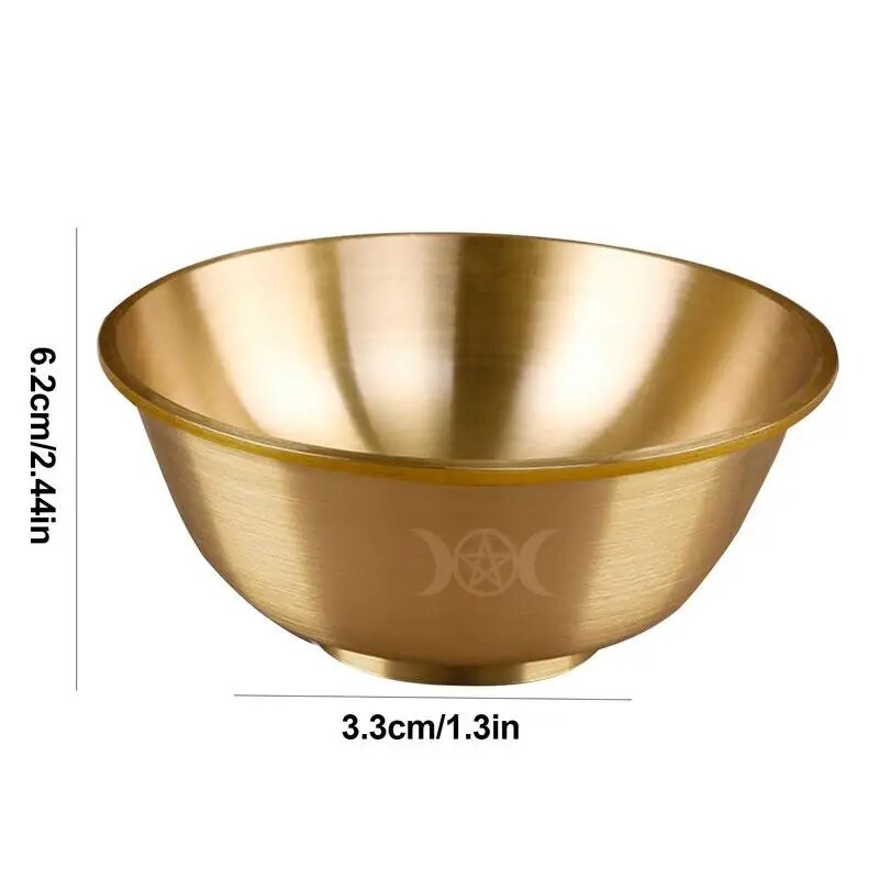 Zdjela za kadionicu Žrtvenik za žrtvenik za ritualnu upotrebu Čaša za razmazivanje kadionice Bakrena zdjela za dekoraciju Molitvene zabave
