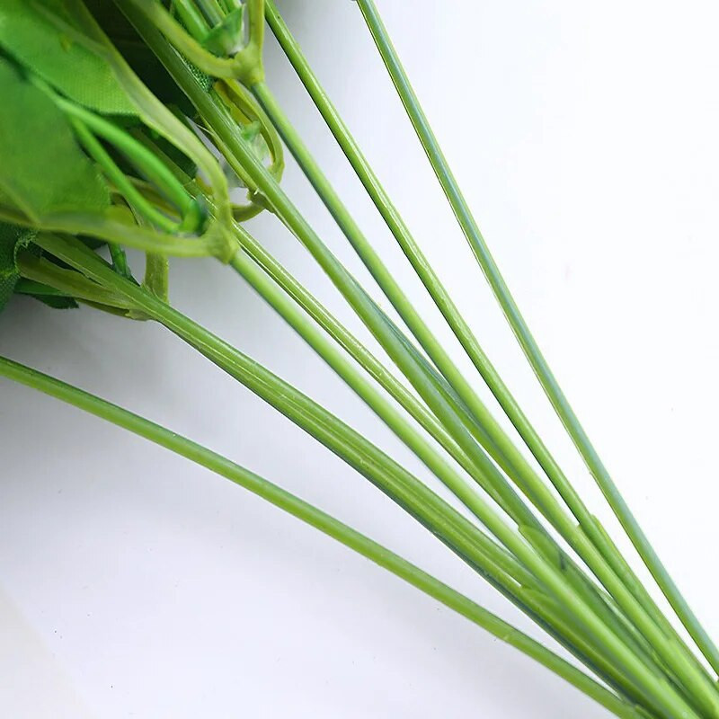 Simulare nordică Hortensie Camelia Buchet de plante verzi artificiale Buchet de mireasă DIY Casa Nunta Decorare centru de masă