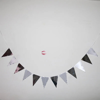 4M 12 lipuga Kuldvimplid Jõuluvannik DIY Särav paberist sünnipäevabänner Sündmuspidu Pulmad Sport Mesilaste kaunistus