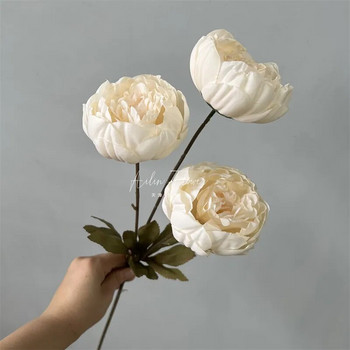 Διακόσμηση σαλονιού γάμου ψεύτικο τριαντάφυλλο ψεύτικο τριαντάφυλλο με πυρήνα παιώνια