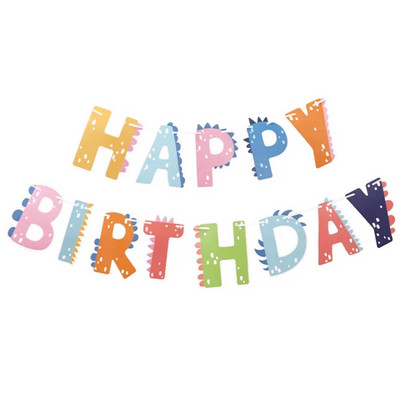 Több témájú Boldog születésnapot Banner Baby Shower Születésnapi Party-díszek Photo Booth Boldog születésnapot Sármányfüzér zászlók