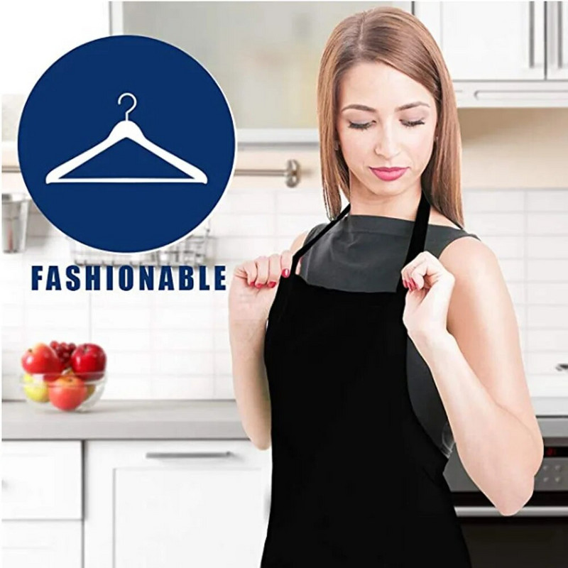 Daugkartinio naudojimo virtuvinė prijuostė Moteriška Vyriška, vandeniui atspari, alyvai atspari darbo prijuostė su kišene kepti ant grotelių Restorano virėjos gaminimo uniforma be rankovių