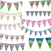 10 lippu/pakk Armas dinosaurus/panda/ükssarvik vimpliloomad paberlipud palju õnne sünnipäevaks lapsed eelistavad peotarbeid