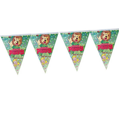 10 lippu/pakk Armas dinosaurus/panda/ükssarvik vimpliloomad paberlipud palju õnne sünnipäevaks lapsed eelistavad peotarbeid