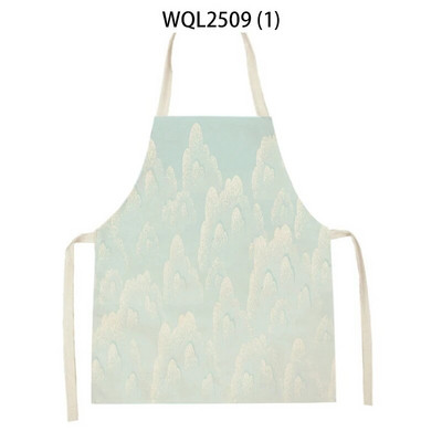 Virágmintás konyhai kötények nőknek Férfi vászon előke Háztartási tisztító kötény Otthoni Főzés Sütés Ujjatlan kötény Delantal