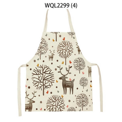 Kalėdinės prijuostės Lininės Moteriškos virtuvės prijuostės Kepimo reikmenys Namų dekoravimas Vyriškas prijuostės vaikiškam Naujųjų metų Kalėdų dovanos