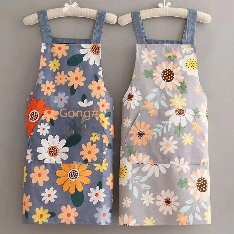 Hingav puuvillasest lõuendist põll meeste naiste õlikindel kulumiskindel toidupõll vöökoha kate