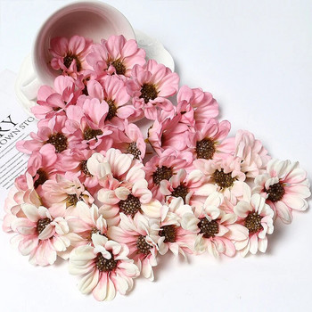 Τεχνητά λουλούδια ηλίανθου Faux Daisy Flower Head Διακοσμήσεις γάμου DIY Floral Design Craft Supplies Διακόσμηση πάρτι για το σπίτι