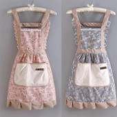 Naiste lõuendist põll, koduköögi hingav põll toiduvalmistamiseks, täiskasvanute tööpõll, lilleline põll