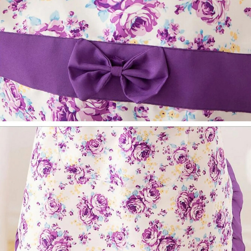 1 db rózsaszegésű kötény