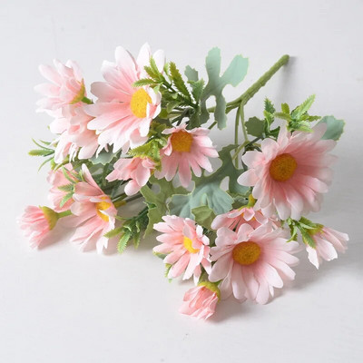 Decoratiune pentru casa Floare artificiala Buchet mic Margarete Plasare masa in aer liber Gradina nunta Crizantema Floare falsa