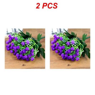 1–4 TK 27 cm roosist siidist pojengi kunstlillede kimp, 36 pead, 1 hunnik odavaid võltslilli kodu pulmakaunistuseks