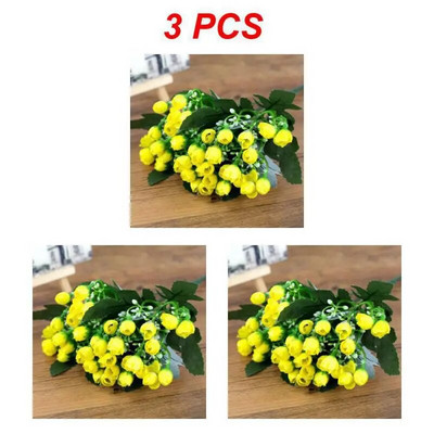 1–4 TK 27 cm roosist siidist pojengi kunstlillede kimp, 36 pead, 1 hunnik odavaid võltslilli kodu pulmakaunistuseks