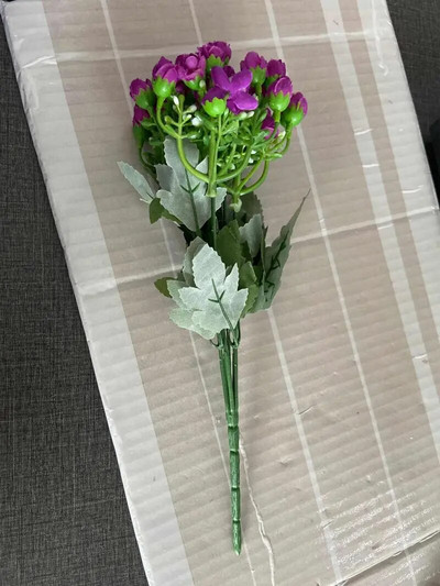 1–4 TK 27 cm roosist siidist pojengi kunstlillede kimp, 36 pead, 1 hunnik odavaid võltslilli kodu pulmakaunistuseks