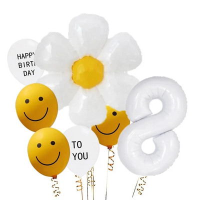 Százszorszép léggömb Boldog születésnapot