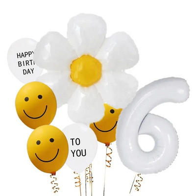 Százszorszép léggömb Boldog születésnapot