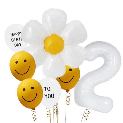 Százszorszép léggömb Boldog születésnapot