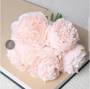 32 cm rózsa rózsaszín bazsarózsa szimulációs csokor hamis virágok családi menyasszony esküvői dekorációk esküvői dekorációk