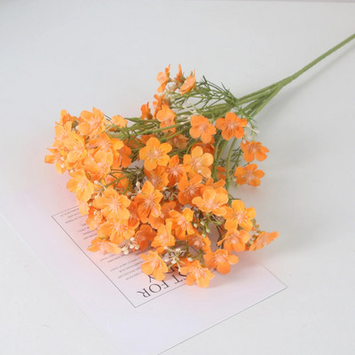 64 cm Mesterséges Gypsophila esküvői virág Hamis virágok lakberendezési díszek virágkötészeti selyem virágok