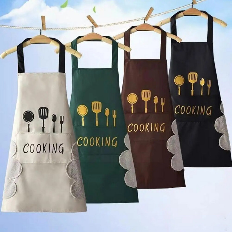 Kuhinjska pregača za kuhanje za brisanje ruku Muškarci Žene Kombinezoni do struka otporni na ulje Pregača Vodootporna krpa za kavu za kućanstvo Moda za odrasle