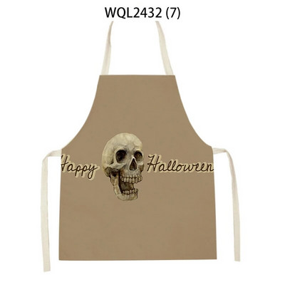 Helovino virtuvės prijuostė Moterų Vyrai Pinafore Suaugusiųjų Vaikų Prijuostė Kulinarija Moliūgai Ragana Katės Spausdinti Prijuostė Buitinės valymo priemonės