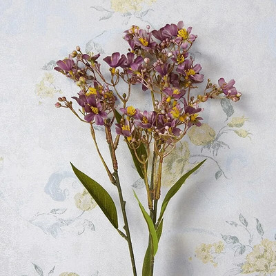 Luxus Retro Daphne lila virág őszi dekorációk művirágok lakberendezési flores mesterséges őszi virágos